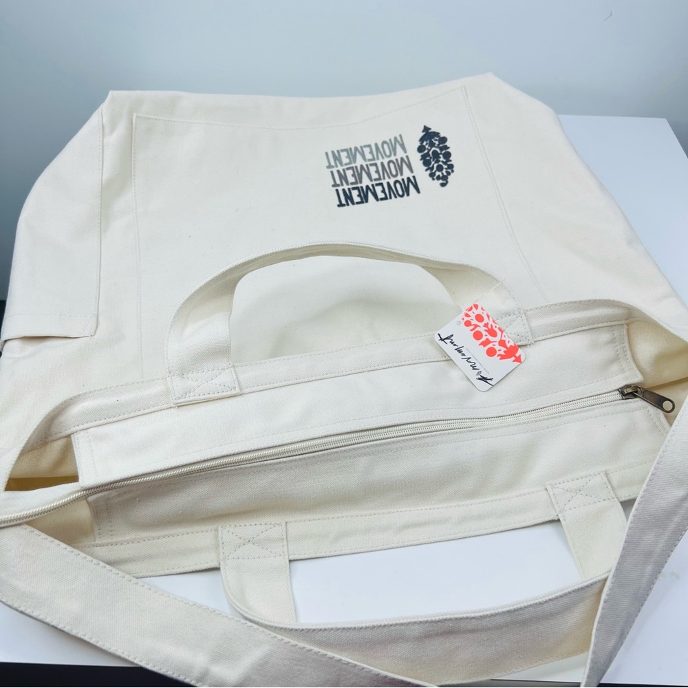FP Movement By Free People Canvas Early Riser Gym Workout Yoga Sling Tote Bag - Picture 8 of 13